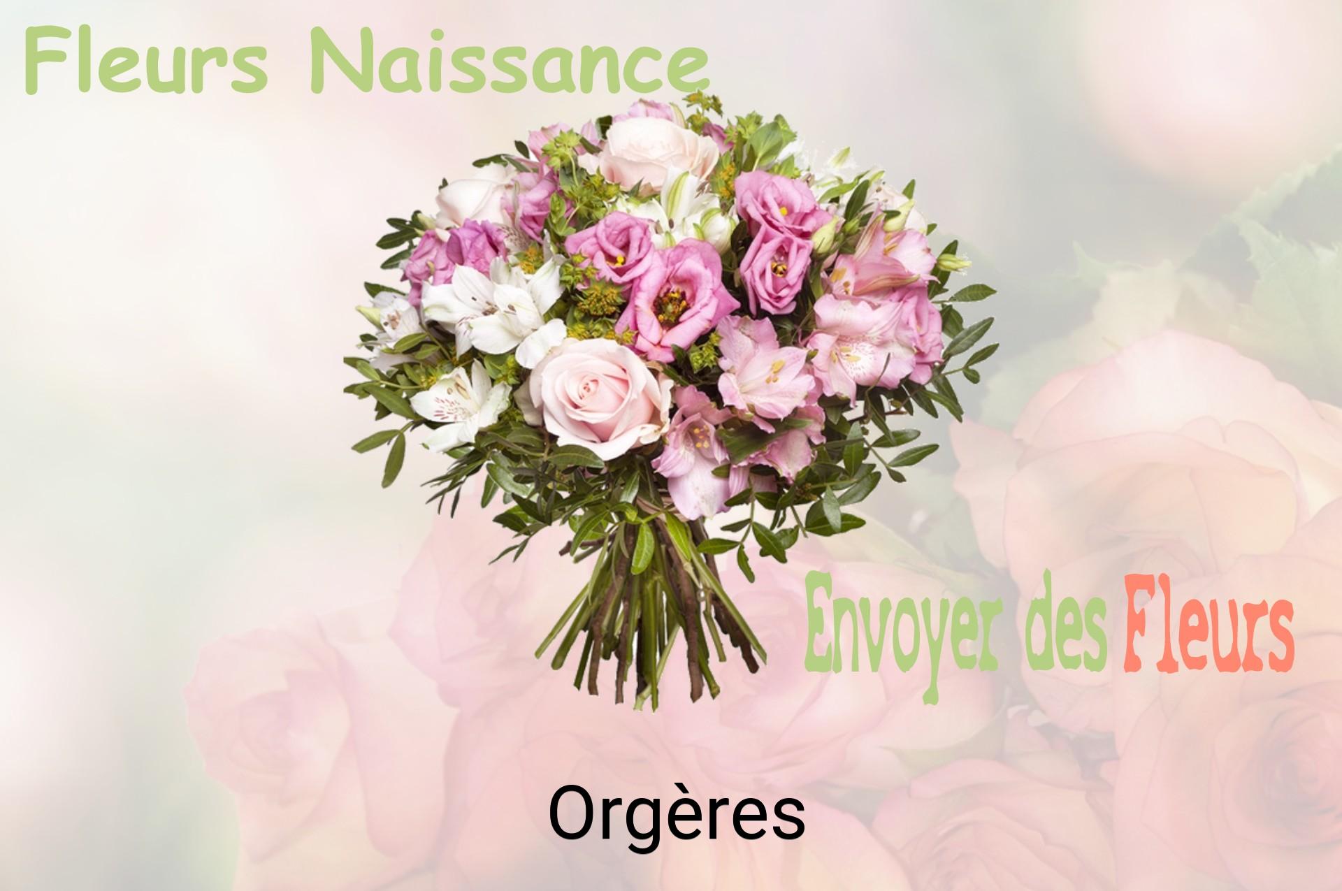 Bouquet de fleurs de naissance livré à Orgères